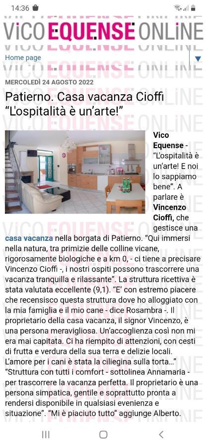 ויקו אקוונסה B&B Casa Vacanza Cioffi מראה חיצוני תמונה